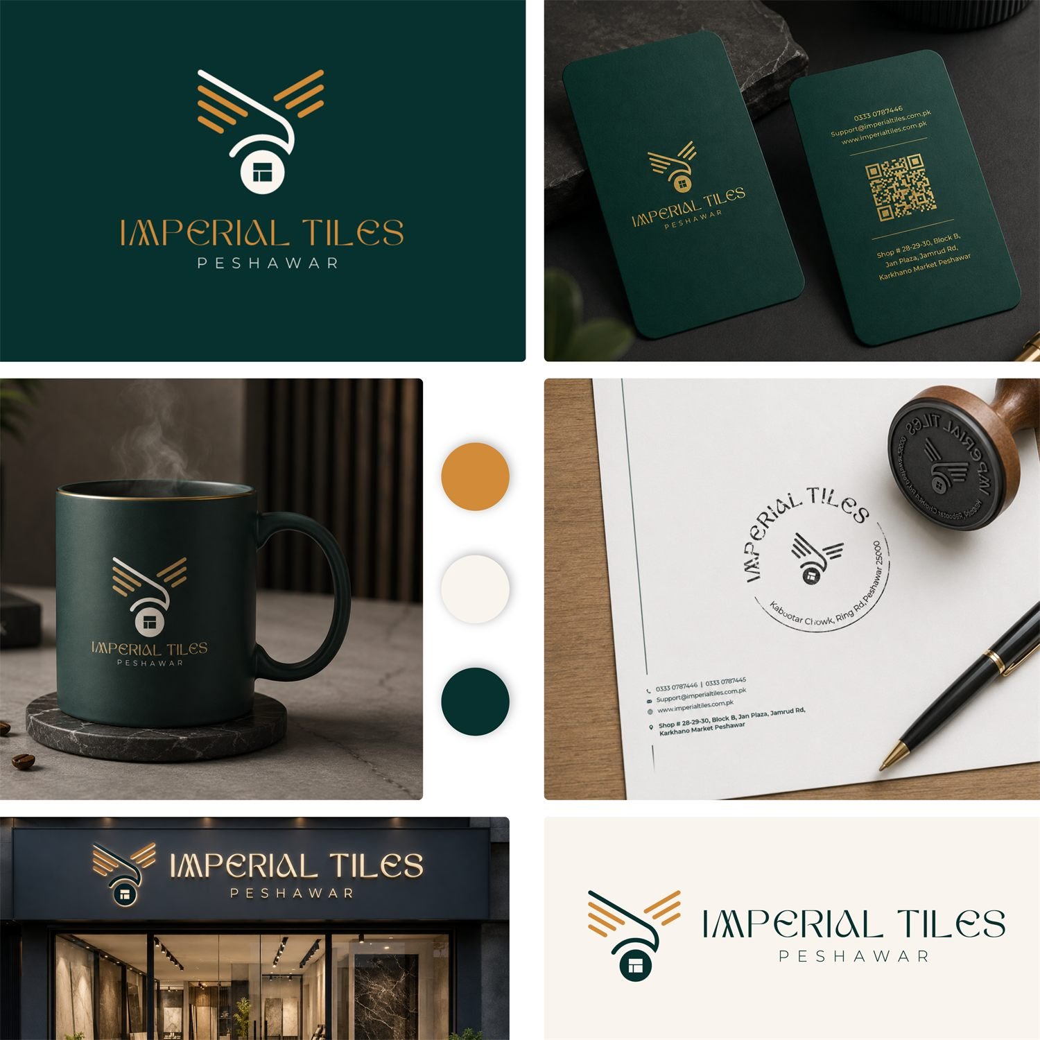 Imperial Tiles brand identity