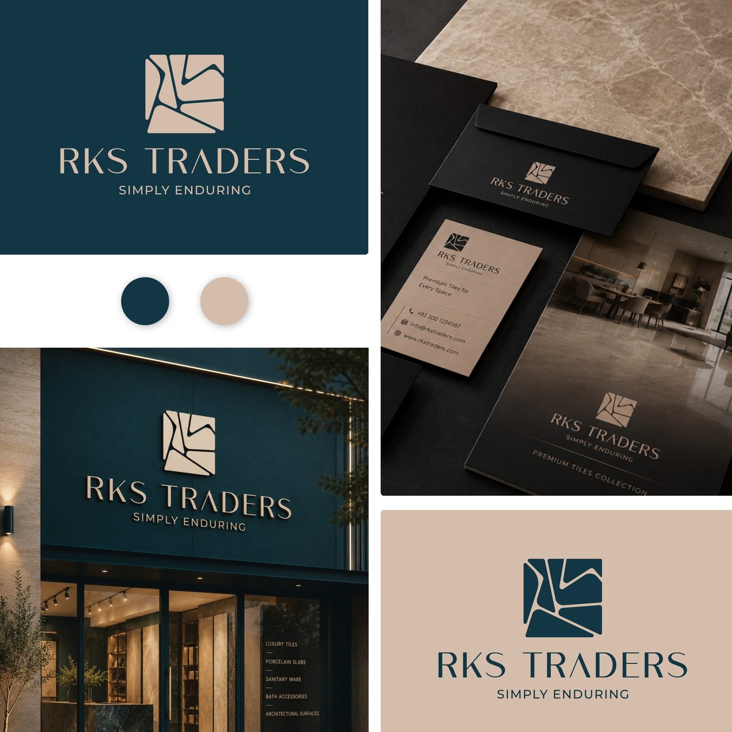 RKS Traders brand identity